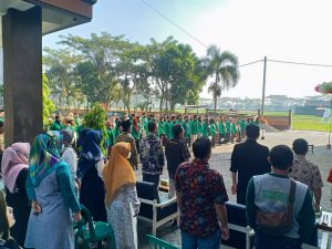 Seremonial Pemberangkatan KKN-T UNIRA Malang Semester Genap Tahun 2021/2022