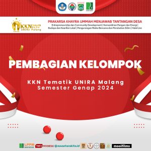 Pembagian Kelompok KKNT Semester Genap 2023-2024 UNIRA Malang